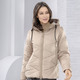 Winterjacken - Jacke mit fester Kapuze – Farbe GOLDBEIGE – Ansicht 1 Winterjacken - Jacke mit fester Kapuze, in Größe 036 bis 052, in Farbe GOLDBEIGE – Farbe GOLDBEIGE – Ansicht 1