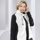 Kurz - Fleecejacke im aktuellen Materialmix – Farbe SCHWARZ-NATURWEISS – Ansicht 1 Kurz - Fleecejacke im aktuellen Materialmix, in Größe 034 bis 050, in Farbe SCHWARZ-NATURWEISS – Farbe SCHWARZ-NATURWEISS – Ansicht 1