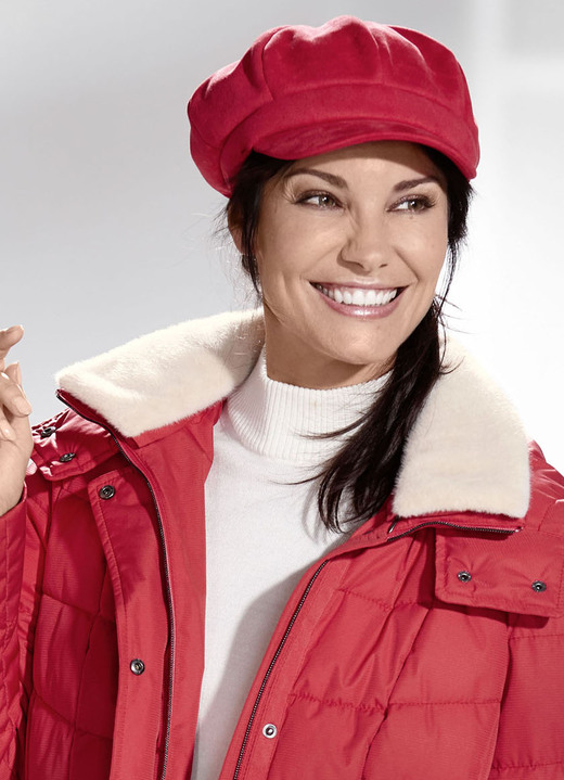 Mützen & Hüte - Elegante Damen-Ballonmütze, mit rückwärtigem Elastikeinsatz, in Farbe SCHWARZ Ansicht 8