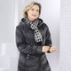 Winterjacken - Longjacke mit 2-Wege-Zipper, in Größe 036 bis 052, in Farbe SCHWARZ – Farbe SCHWARZ – Ansicht 2