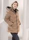 Winterjacken - Jacke mit Kunstpelz-Innenausstattung in der Kapuze, in Größe 034 bis 052, in Farbe GOLDBEIGE – Farbe GOLDBEIGE – Ansicht 10