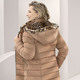 Winterjacken - Jacke mit Kunstpelz-Innenausstattung in der Kapuze, in Größe 034 bis 052, in Farbe GOLDBEIGE – Farbe GOLDBEIGE – Ansicht 14