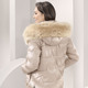 Jacken & Mäntel - Jacke mit abnehmbarer Kapuze, in Größe 038 bis 054, in Farbe BEIGE – Farbe BEIGE – Ansicht 2