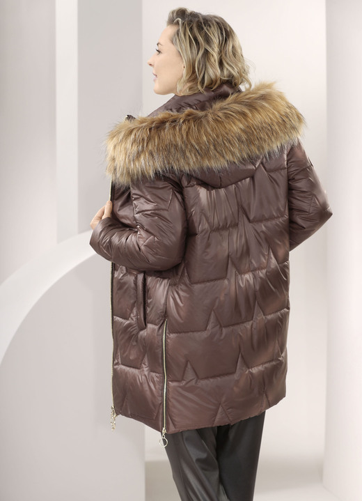 Jacken & Mäntel - Jacke mit abnehmbarer Kapuze, in Größe 038 bis 054, in Farbe BEIGE Ansicht 5