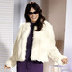 Kunstpelzjacken - Kurzjacke aus Kunstpelz, in Größe 034 bis 050, in Farbe CREME – Farbe CREME – Ansicht 5