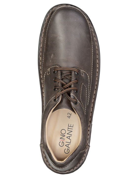 Slipper & Schnürschuhe - GINO GALANTE, klassische Herren-Schnürschuhe, mit herausnehmbarem Fußbett, in Größe 040 bis 046, in Farbe SCHWARZ Ansicht 5