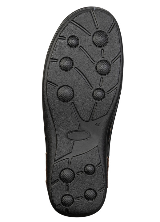 Slipper & Schnürschuhe - GINO GALANTE, klassische Herren-Schnürschuhe, mit herausnehmbarem Fußbett, in Größe 040 bis 046, in Farbe SCHWARZ Ansicht 6