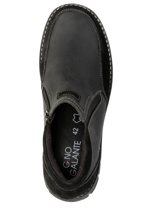 Stiefeletten - GINO GALANTE, klassische Herren-Boots, mit herausnehmbarem Fußbett, in Größe 040 bis 046, in Farbe SCHWARZ Ansicht 2