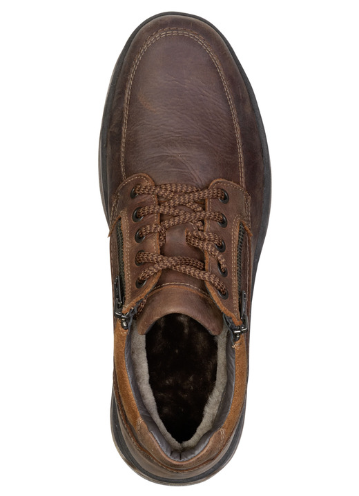 Stiefeletten - GINO GALANTE, gefütterte Herren-Boots, Winterschuhe, mit Lammfell Ansicht 5 Stiefeletten - GINO GALANTE, gefütterte Herren-Boots, Winterschuhe, mit Lammfell, in Größe 040 bis 046, in Farbe SCHWARZ Ansicht 5