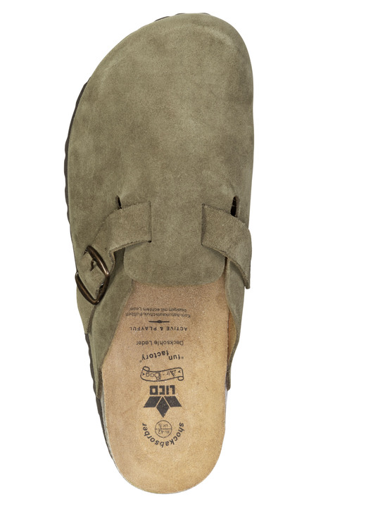 Sandalen & Pantoletten - Klassische Herren-Clogs, mit verstellbarer Spange, in Größe 039 bis 046, in Farbe SAND Ansicht 5