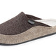 Hausschuhe - Komfortable, Herren-Hausschuhe, aus Wollfilz, in Größe 042 bis 047, in Farbe BRAUN – Farbe BRAUN – Ansicht 1