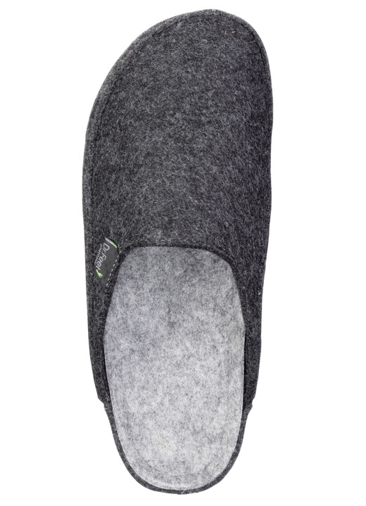 Hausschuhe - Komfortable, Herren-Hausschuhe, aus Wollfilz, in Größe 042 bis 047, in Farbe BRAUN Ansicht 5