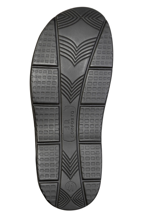 Sandalen & Pantoletten - Gemini, klassische Herren-Sandalen, mit Klettverschluss, in Größe 040 bis 047, in Farbe COGNAC Ansicht 4