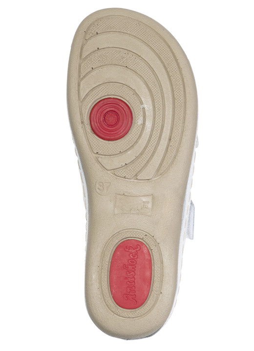 Sandaletten & Pantoletten - ELENA EDEN Pantolette aus Nappaleder, in Größe 036 bis 042, in Farbe WEISS Ansicht 3