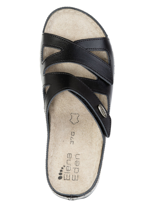 Sandaletten & Pantoletten - ELENA EDEN Pantolette aus Nappaleder, in Größe 036 bis 042, in Farbe WEISS Ansicht 11