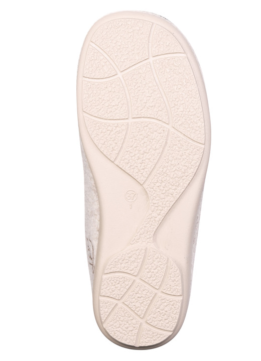 Hausschuhe - Laurina, klassische Damen-Hausschuhe, mit herausnehmbarem Fußbett, in Größe 035 bis 041, in Farbe KORNBLAU Ansicht 10