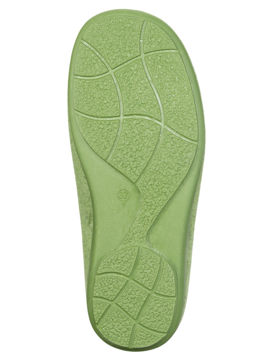 Hausschuhe - Laurina, klassiche Damen-Hausschuhe, mit herausnehmbarem Fußbett, in Größe 036 bis 041, in Farbe BORDEAUX Ansicht 10