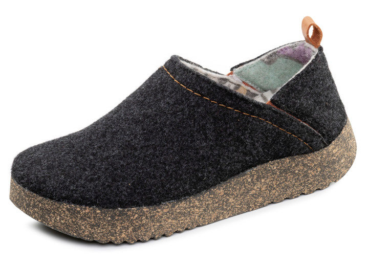 Hausschuhe - Gemini, komfortable Damen-Hausschuhe, Weite G, mit herausnehmbarem Fußbett, in Größe 036 bis 042, in Farbe ROT Ansicht 8