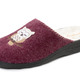 Hausschuhe - Gefütterte Damen-Hausschuhe, mit Schurwolle, in Größe 036 bis 042, in Farbe MARINE – Farbe BORDEAUX – Ansicht 1