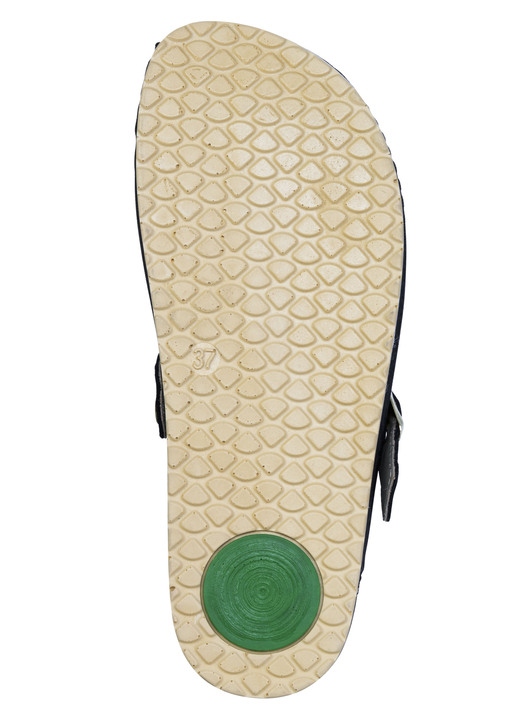 Hausschuhe - Mubb, klassische Damen-Hausschuhe, Weite H, mit Lammfell, in Größe 036 bis 042, in Farbe BLEU Ansicht 9