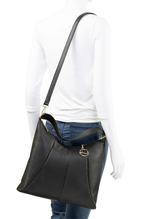 Taschen - Laurina, Tasche, Damen, mit abnehmbarem Umhängeriemen, in Farbe SCHWARZ Ansicht 3