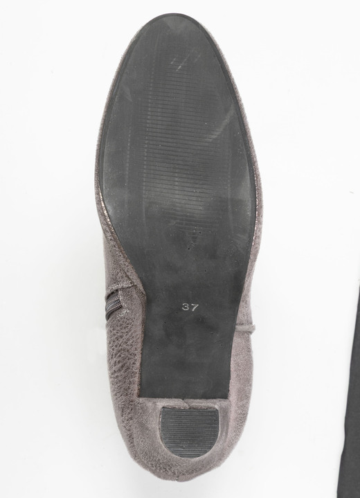 Stiefel & Stiefeletten - Andrea Conti, trendige Damen-Stiefeletten, mit Reißverschluss, in Größe 036 bis 042, in Farbe ANTIKSILBER Ansicht 3