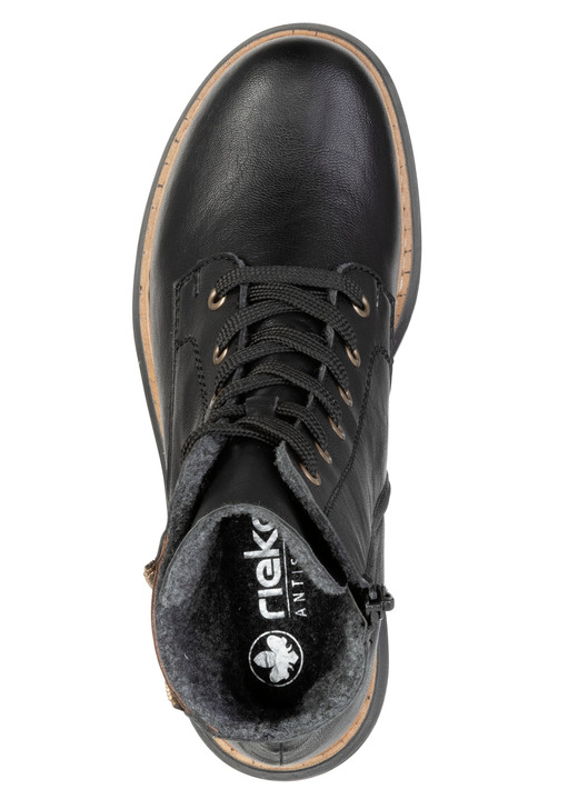 Stiefel & Stiefeletten - Rieker, trendige Damen-Stiefeletten, Winterschuhe, mit Reißverschluss, in Größe 036 bis 042, in Farbe BEIGE-SCHWARZ Ansicht 11