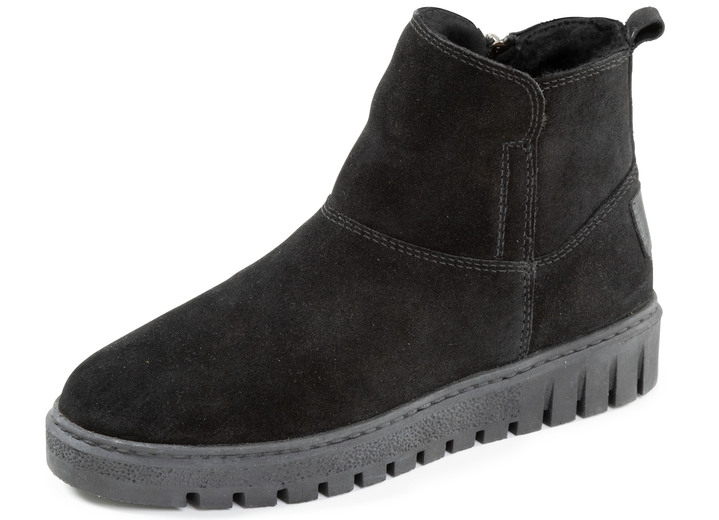 Stiefel & Stiefeletten - ELENA EDEN, warme Damen-Stiefeletten, Winterschuhe, Weite H, mit herausnehmbarem Fußbett, in Größe 036 bis 042, in Farbe SCHWARZ Ansicht 1