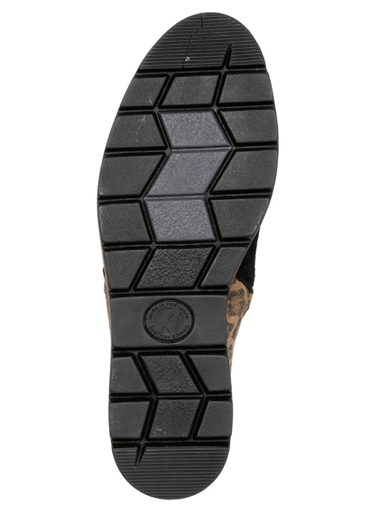 Stiefel & Stiefeletten - ELENA EDEN, trendige Damen-Stiefeletten, Weite G, mit herausnehmbarem Fußbett, in Größe 036 bis 042, in Farbe SCHWARZ-BRAUN Ansicht 3