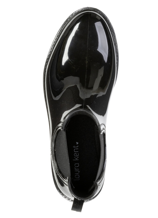 Schuhe - laurakent, trendige Regenstiefeletten, mit herausnembarer Textileinlage, in Größe 036 bis 041, in Farbe SCHWARZ Ansicht 2