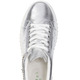 Slipper & Schnürschuhe - ELENA EDEN, stylische Damen-Sneaker, Weite G, herausnehmbares Fußbett – Farbe SILBER – Ansicht 2 Slipper & Schnürschuhe - ELENA EDEN, stylische Damen-Sneaker, Weite G, herausnehmbares Fußbett, in Größe 036 bis 042, in Farbe WEISS – Farbe SILBER – Ansicht 2