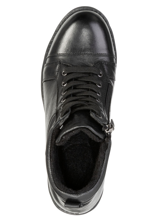 Stiefel & Stiefeletten - ELENA EDEN, klassische Damen-Stiefeletten, WInterschuhe, mit herausnehmbarem Fußbett, in Größe 036 bis 041, in Farbe SCHWARZ Ansicht 2