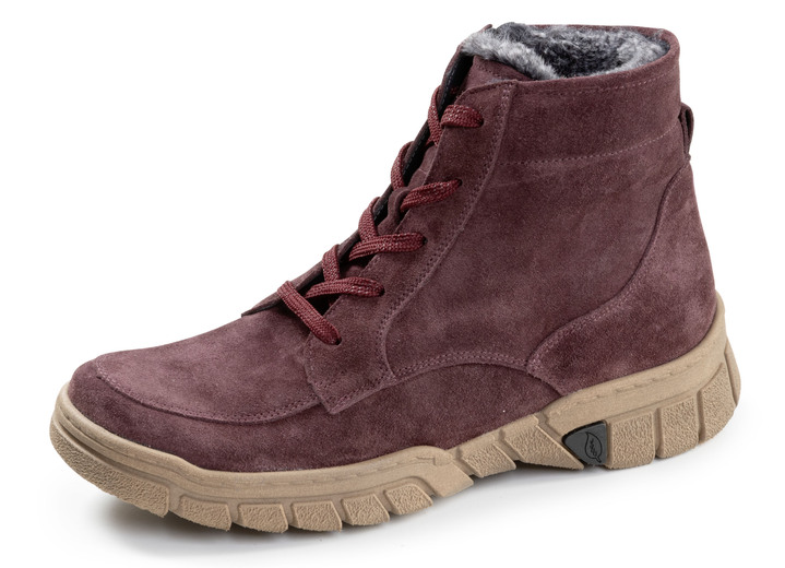 Stiefel & Stiefeletten - Waldläufer, gefütterte Damen-Stiefeletten, Winterschuhe, Weite H, mit herausnehmbarem Fußbett, in Größe 3 1/2 bis 8, in Farbe TAUPE Ansicht 4
