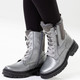 Stiefel & Stiefeletten - Waldläufer, gefütterte Damen-Stiefeletten, Winterschuhe, Weite H, mit Lammfell, in Größe 3 1/2 bis 8, in Farbe ALTSILBER – Farbe ALTSILBER – Ansicht 4