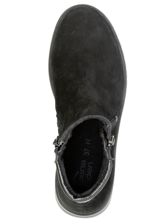 Stiefel & Stiefeletten - ELENA EDEN, gefütterte Damen-Stiefeletten, Winterschuhe, Weite H, mit herausnehmbarem Fußbett, in Größe 036 bis 042, in Farbe SCHWARZ Ansicht 2