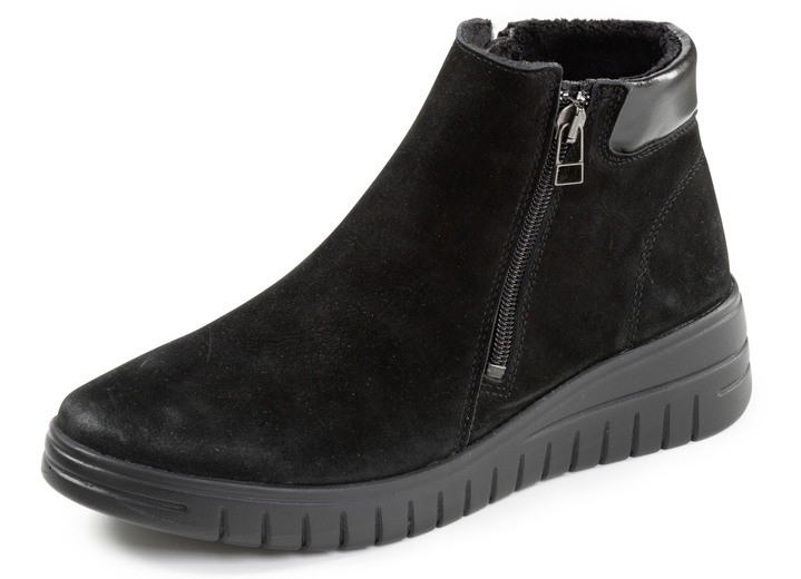 Stiefel & Stiefeletten - ELENA EDEN, gefütterte Damen-Stiefeletten, Winterschuhe, Weite H, mit herausnehmbarem Fußbett, in Größe 036 bis 042, in Farbe SCHWARZ Ansicht 1