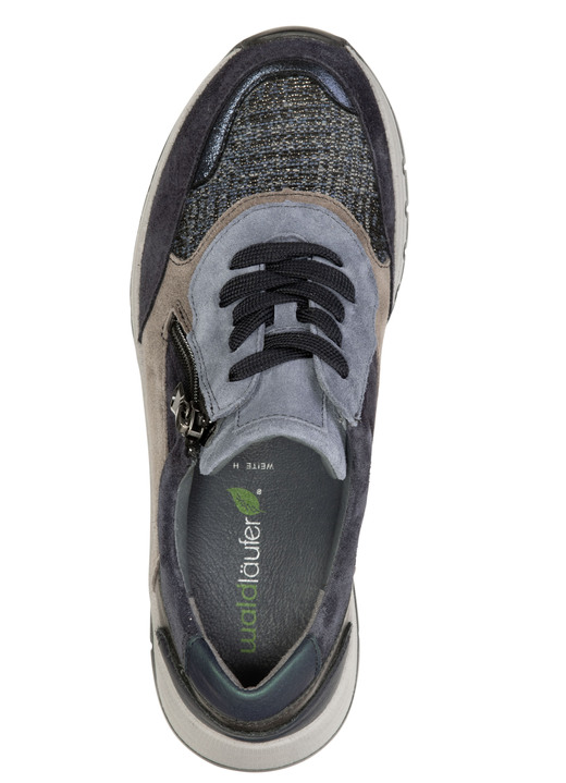 Slipper & Schnürschuhe - Waldläufer, bequeme Damen-Sneaker, Weite H, mit herausnehmbarem Fußbett, in Größe 3 1/2 bis 8, in Farbe BORDEAUX-BUNT Ansicht 8