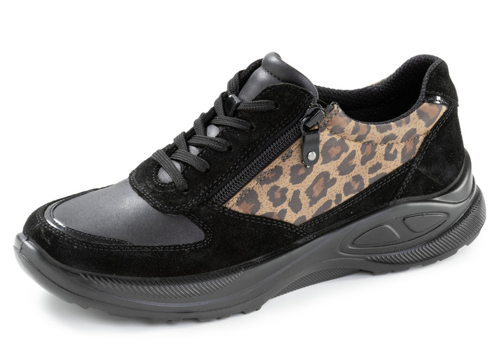 Slipper & Schnürschuhe - Trendige Damen-Schnürschuhe, Weite K, mit herausnehmbarem Fußbett Ansicht 4 Slipper & Schnürschuhe - Trendige Damen-Schnürschuhe, Weite K, mit herausnehmbarem Fußbett, in Größe 036 bis 042, in Farbe DUNKELBLAU Ansicht 4