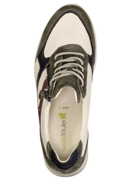 Slipper & Schnürschuhe - Waldläufer, trendige Damen-Sneaker, Weite H, mit herausnehmbarem Fußbett, in Größe 3 1/2 bis 8, in Farbe BEIGE-BUNT Ansicht 2