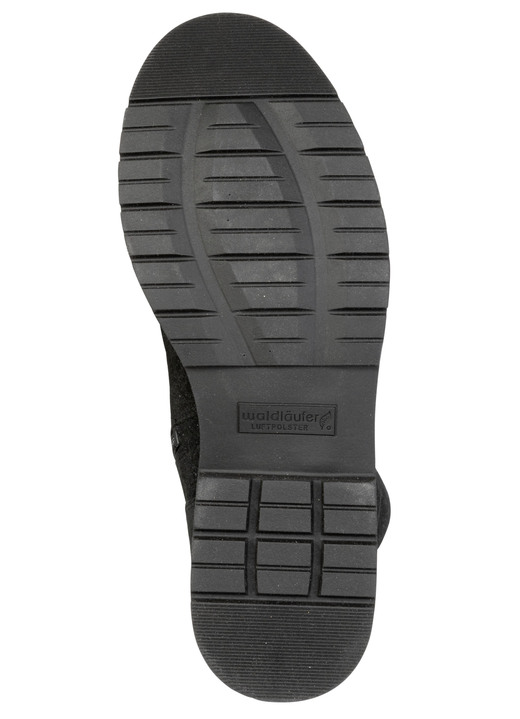 Stiefel & Stiefeletten - Waldläufer, bequeme Damen-Stiefeletten, Weite G, mit herausnehmbarem Fußbett, in Größe 3 1/2 bis 8, in Farbe SCHWARZ Ansicht 3