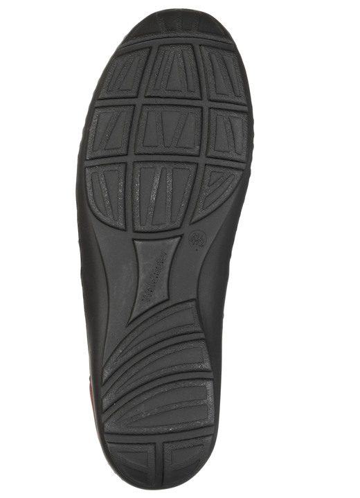 Slipper & Schnürschuhe - Waldläufer, bequeme Damen-Slipper, Weite H, mit herausnehmbarem Fußbett, in Größe 4 bis 8 1/2, in Farbe MARINE Ansicht 6