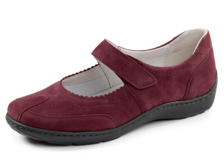 Slipper & Schnürschuhe - Waldläufer, bequeme Damen-Slipper, Weite H, mit herausnehmbarem Fußbett Ansicht 3 Slipper & Schnürschuhe - Waldläufer, bequeme Damen-Slipper, Weite H, mit herausnehmbarem Fußbett, in Größe 4 bis 8 1/2, in Farbe KIESEL Ansicht 3