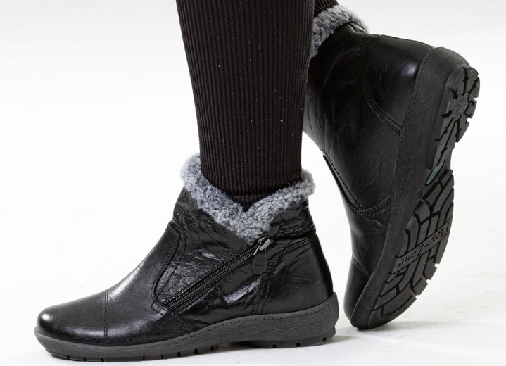 Stiefel & Stiefeletten - ELENA EDEN, gefütterte Damen-Boots, Winterschuhe, Weite G, mit herausnehmbarem Fußbett, in Größe 036 bis 042, in Farbe BORDEAUX Ansicht 7