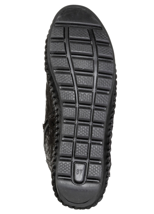 Stiefel & Stiefeletten - Gemini, trendige Damen-Boots, Weite G, mit herausnehmbarem Fußbett, in Größe 036 bis 042, in Farbe SCHWARZ Ansicht 3