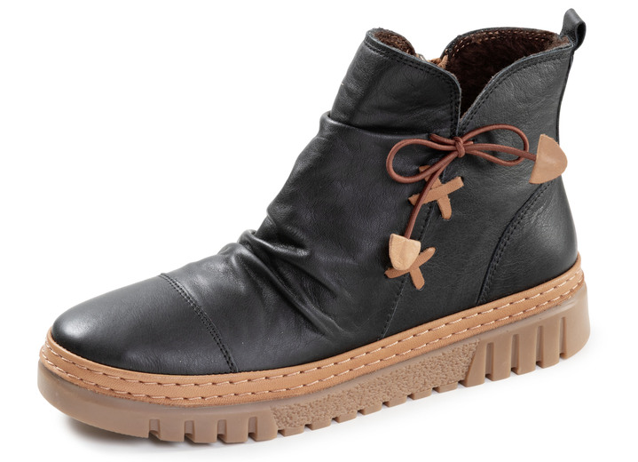 Stiefel & Stiefeletten - Gemini, modische Damen-Boots, Weite G, Winterschuhe,  mit herausnehmbarem Fußbett, in Größe 036 bis 042, in Farbe WEISS Ansicht 4