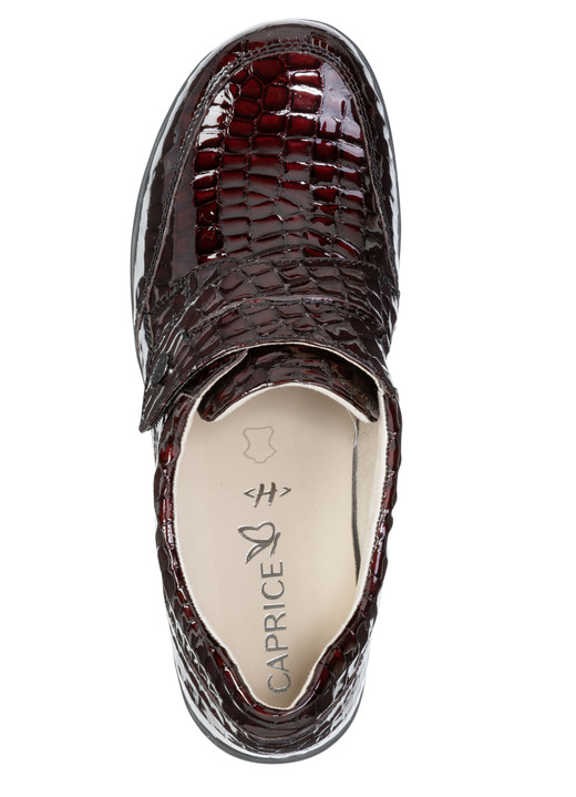 Slipper & Schnürschuhe - Caprice, elegante Damen-Slipper, Weite H, mit herausnehmbarem Fußbett, in Größe 036 bis 042, in Farbe BURGUND Ansicht 2