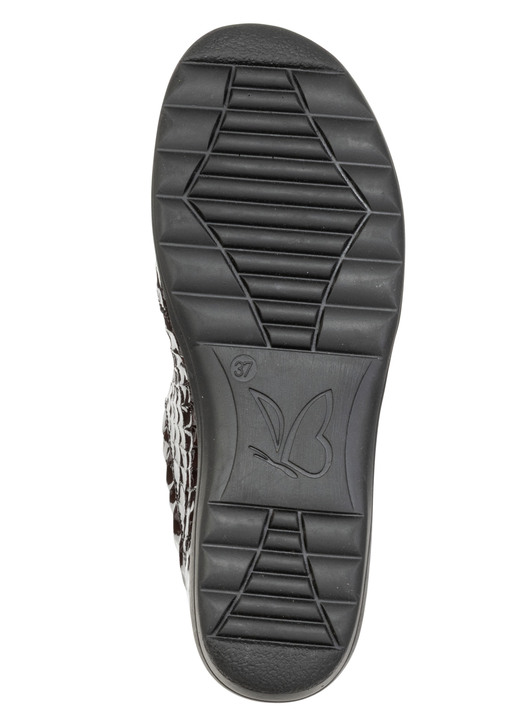 Slipper & Schnürschuhe - Caprice, elegante Damen-Slipper, Weite H, mit herausnehmbarem Fußbett, in Größe 036 bis 042, in Farbe BURGUND Ansicht 3