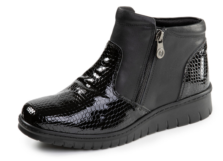 Stiefel & Stiefeletten - ELENA EDEN, komfortable Damen-Boots, Weite H, mit herausnehmbarem Fußbett, in Größe 036 bis 042, in Farbe BURGUND Ansicht 4