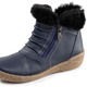 Stiefel & Stiefeletten - ELENA EDEN, gefütterte Damen-Boots, Winterschuhe, Weite G, mit herausnehmbarem Fußbett, in Größe 036 bis 042, in Farbe MARINE – Farbe MARINE – Ansicht 1