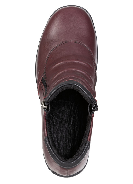Stiefel & Stiefeletten - ELENA EDEN, bequeme Damen-Boots, Weite H, mit herausnehmbarem Fußbett, in Größe 036 bis 042, in Farbe BURGUND-SCHWARZ Ansicht 2